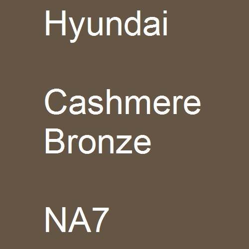 Hyundai, Cashmere Bronze, NA7.